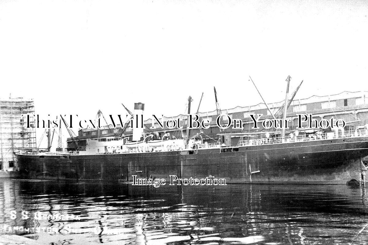 LA 4954 - SS Georgian On Manchester Ship Canal, Lancashire