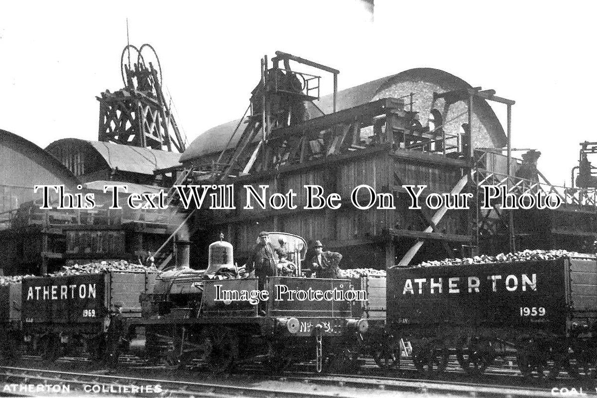 LA 4955 - Atherton Collieries, Bolton, Lancashire c1906