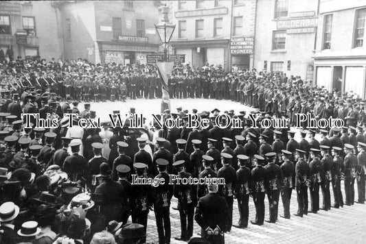 LA 4958 - Ulverston Military Ceremony, Lancashire c1918 WW1