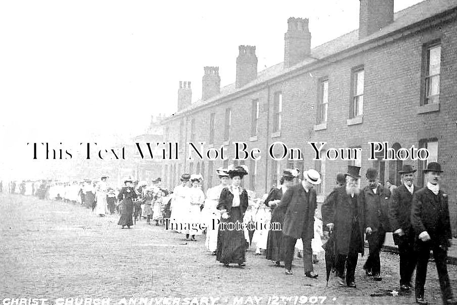 LA 4988 - Christ Church Anniversary, Blackburn, Lancashire 1907