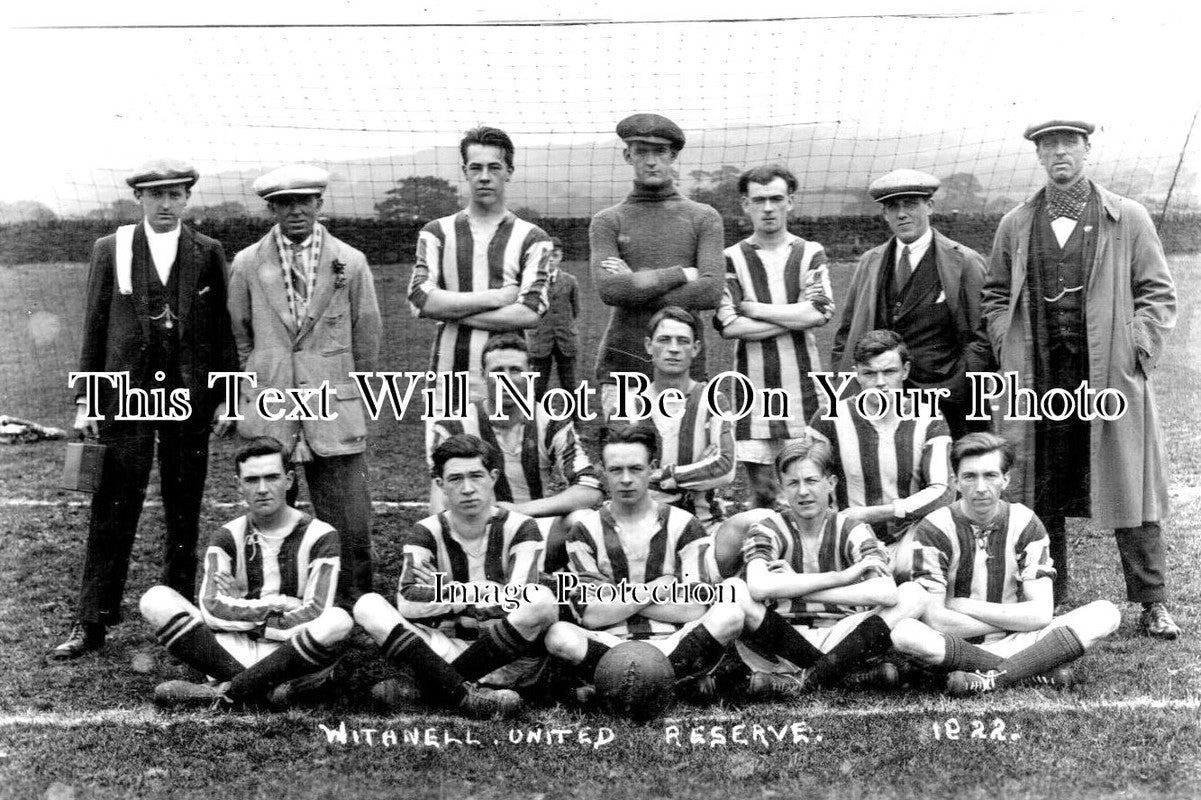 LA 4993 - Withnell United Reserves Football Team, Lancashire 1922 – JB ...