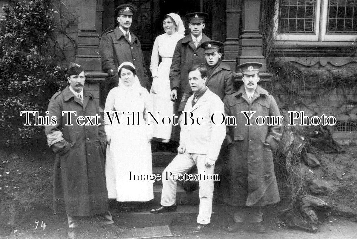 LA 5002 - Levenshulme Area Soldiers & Nurses, Military Hospital WW1