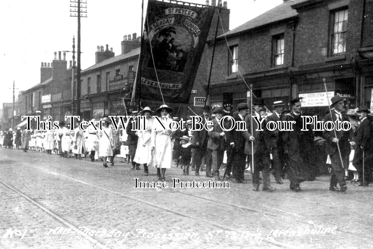 LA 5022 - St Peters Whit Thursday Procession, Stockport Road, Levenshulme