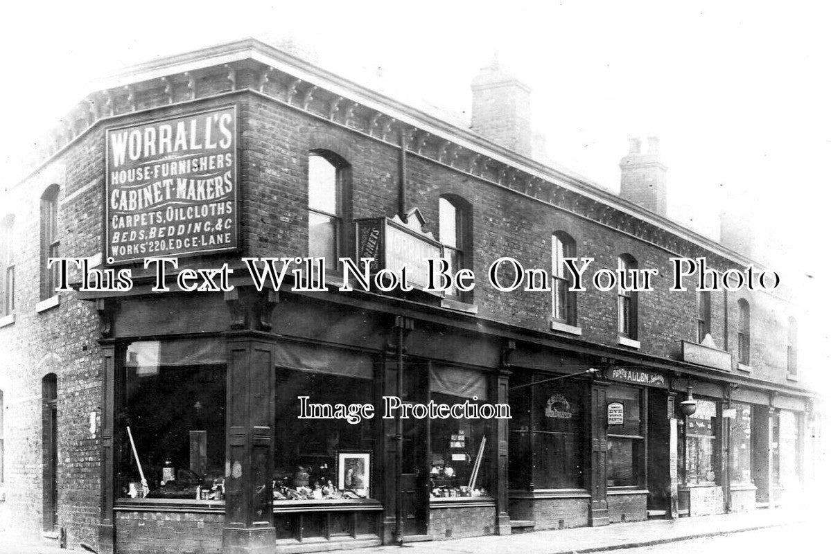 LA 5051 - Worralls House Furnishers, Manchester, Lancashire