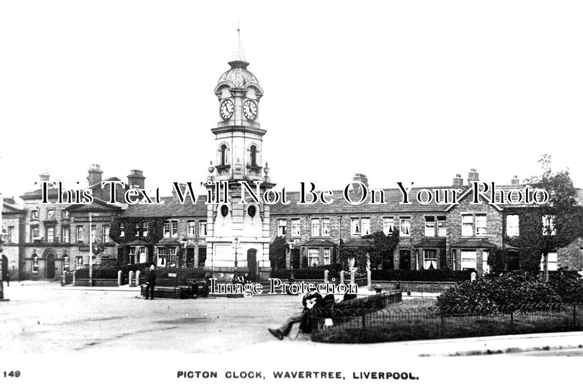 LA 5084 - Picton Clock, Wavertree, Liverpool, Lancashire c1918