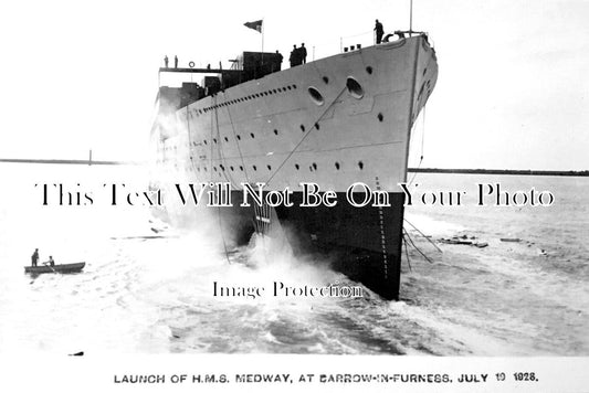 LA 5111 - Launch Of HMS Medway At Barrow In Furness, Lancashire