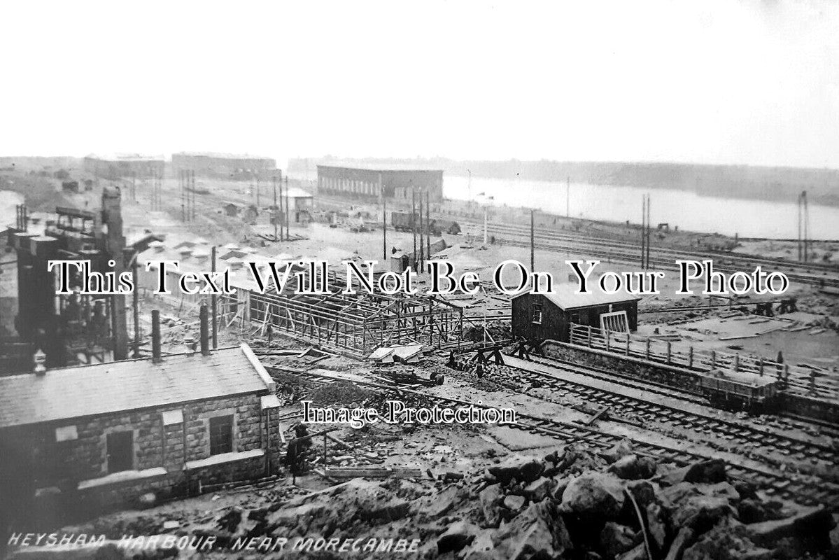 LA 5146 - Heysham Harbour, Morecambe, Lancashire c1904