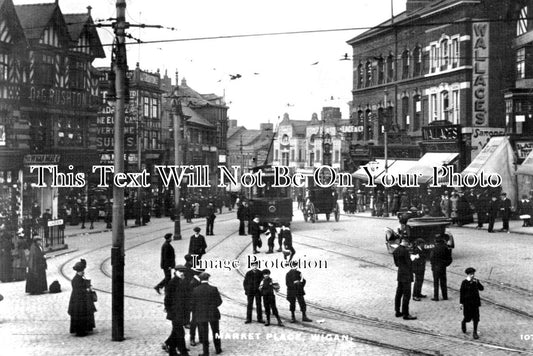 LA 5159 - Wigan Market Place, Lancashire c1913