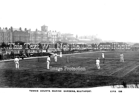 LA 5173 - Tennis Courts, Marine Gardens, Southport, Lancashire