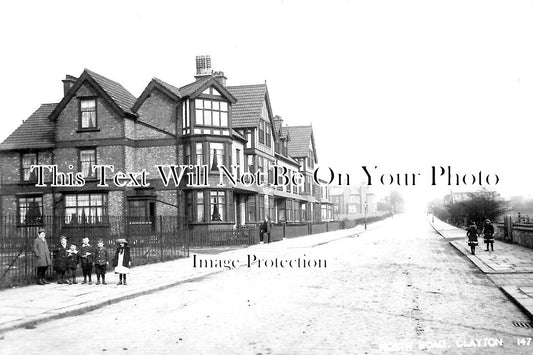 LA 5174 - North Road, Clayton, Manchester, Lancashire c1905