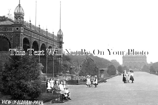 LA 5224 - View In Oldham Park, Lancashire