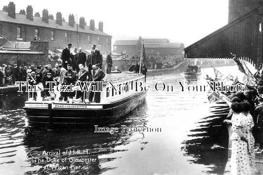 LA 5258 - Arrival Of HRH Duke Of Gloucester, Wigan Pier, Lancashire