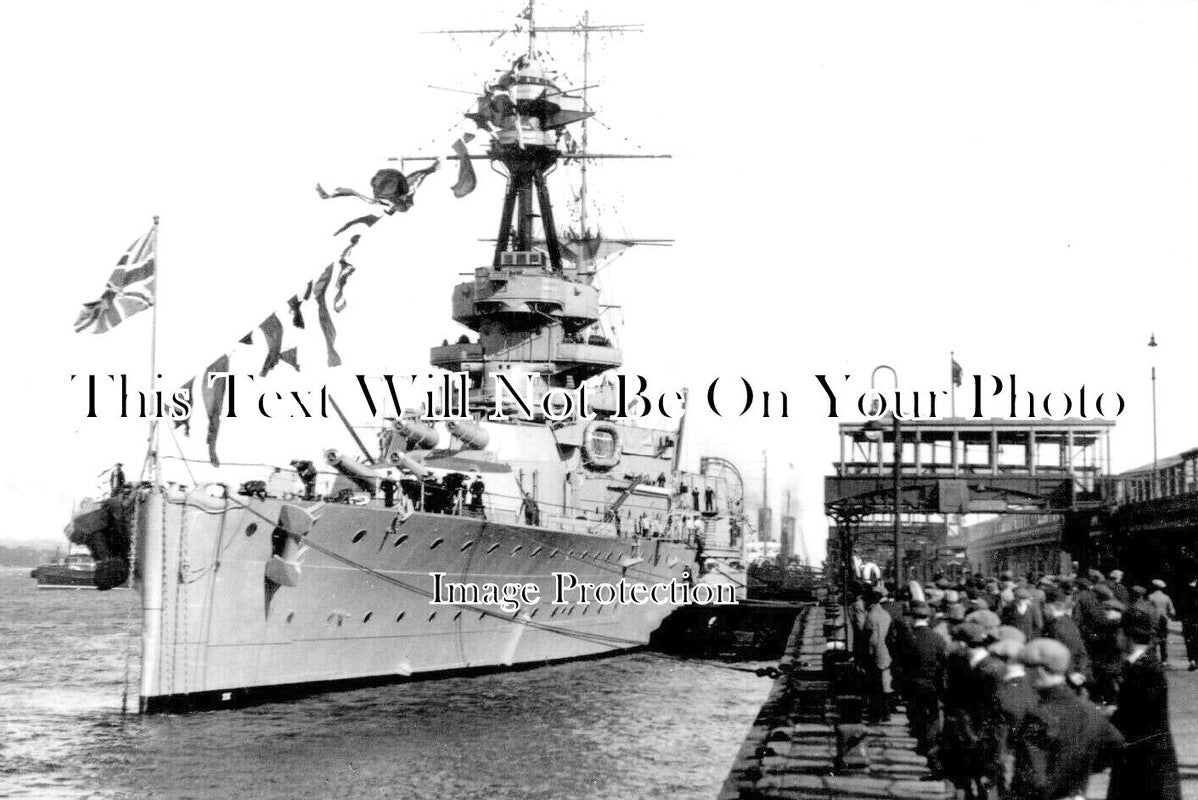 LA 5268 - HMS Royal Oak Visit To Liverpool, Lancashire c1937