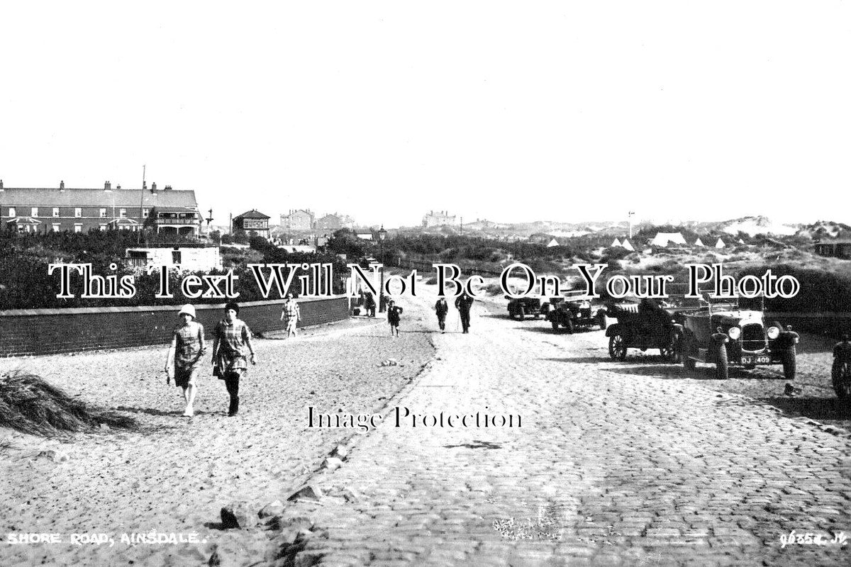 LA 5333 - Shore Road, Ainsdale, Lancashire c1929