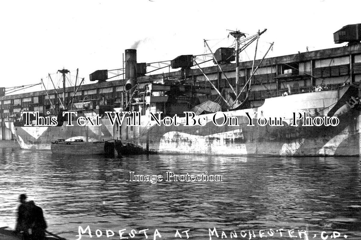 LA 5373 - Modesta At Manchester Ship Canal, Lancashire