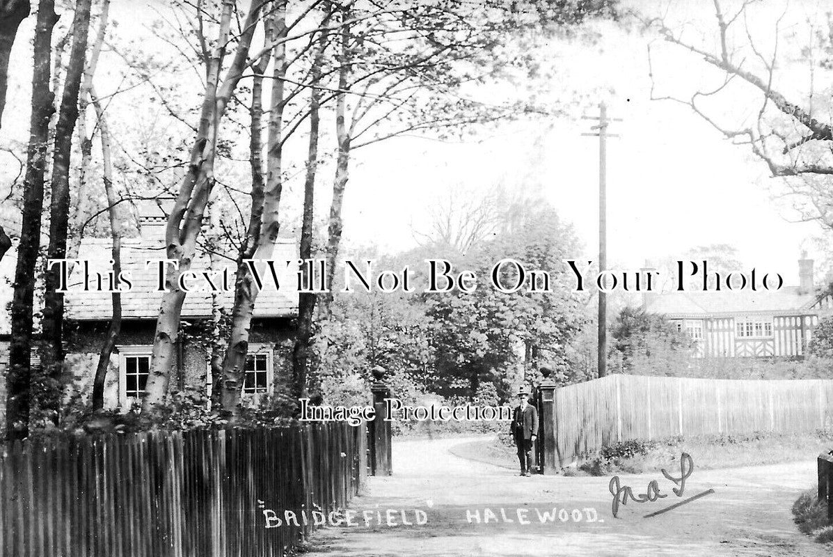 LA 5392 - Bridgefield, Halewood, Lancashire c1905