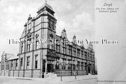 LA 54 - The Free Library, Leigh, Lancashire