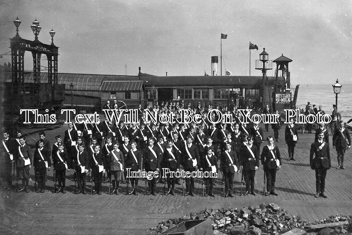 LA 5402 - Boys Brigade At Liverpool Docks, Lancashire