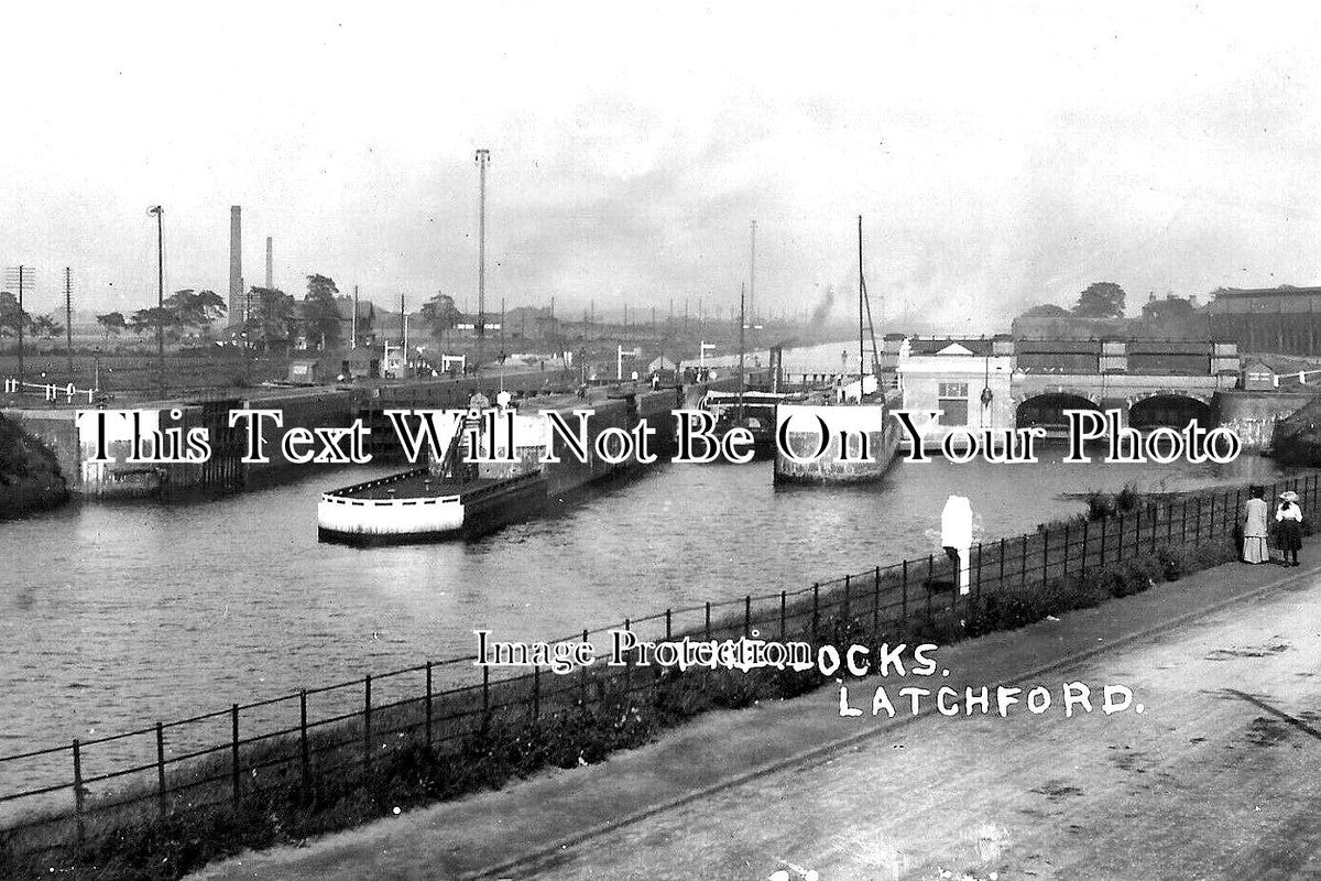 LA 5423 - The Locks, Latchford, Manchester Ship Canal, Lancashire