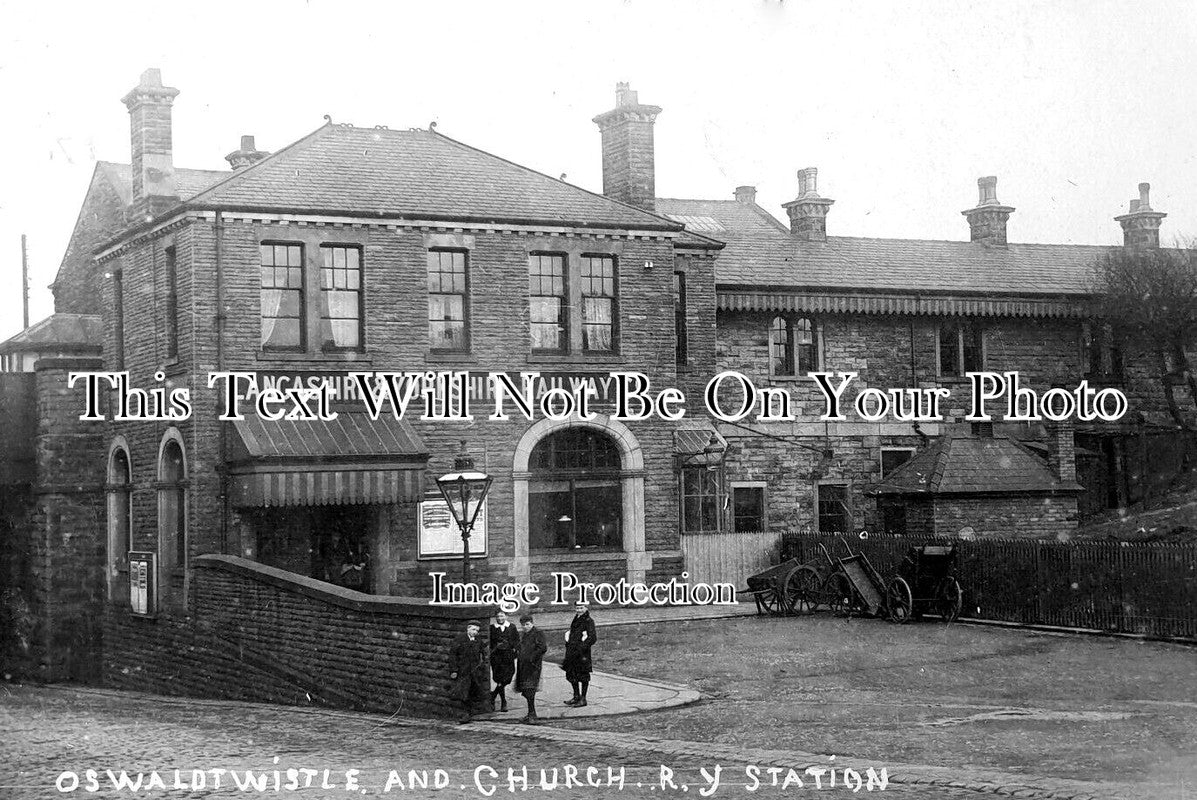 LA 5427 - Oswaldtwistle & Church Railway Station, Lancashire