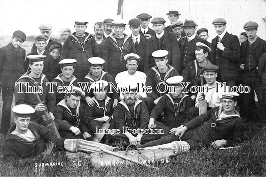 LA 5429 - Submarine Cricket Club, Barrow In Furness, Lancashire 1908