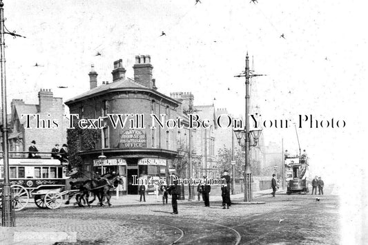 LA 5451 - Brooks Bar Post Office, Manchester, Lancashire c1906