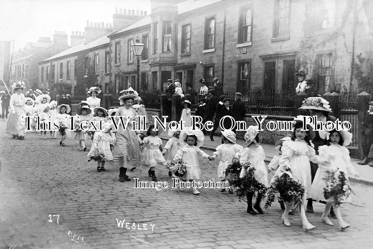 LA 5454 - Wesleyan Procession, Eshton Terrace, Clitheroe, Lancashire