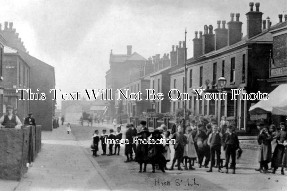 LA 546 - High Street, Little Lever, Bolton, Lancashire c1905