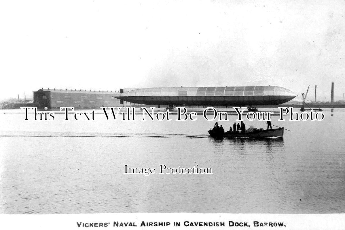 LA 5473 - Vickers Naval Airship, Cavendish Dock, Barrow, Lancashire