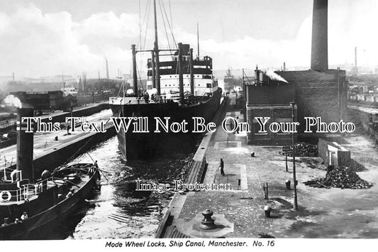 LA 5486 - Mode Wheel Locks, Ship Canal, Manchester, Lancashire