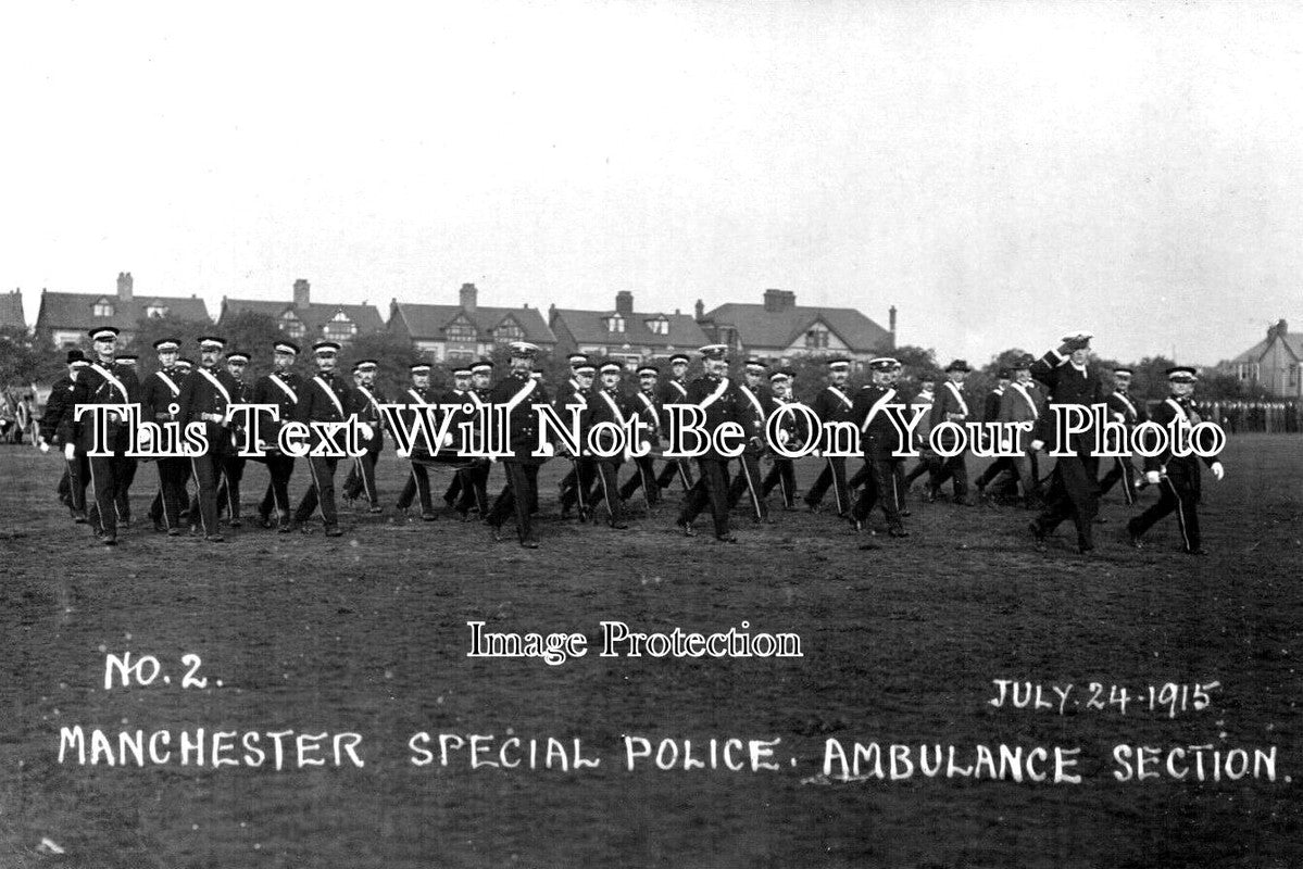 LA 5497 - Manchester Special Police Ambulance Section, Lancashire 1915