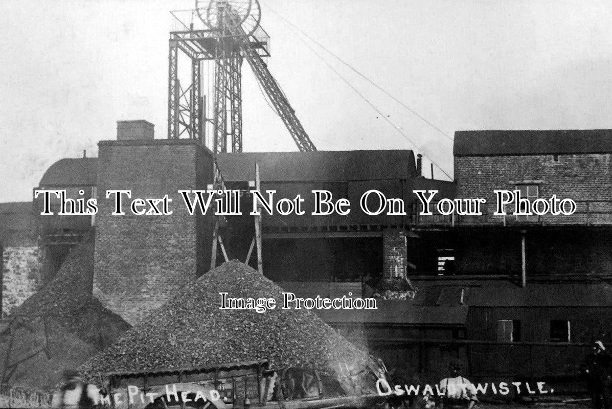 LA 5509 - The Colliery Pit Head, Oswaldtwistle, Lancashire c1906