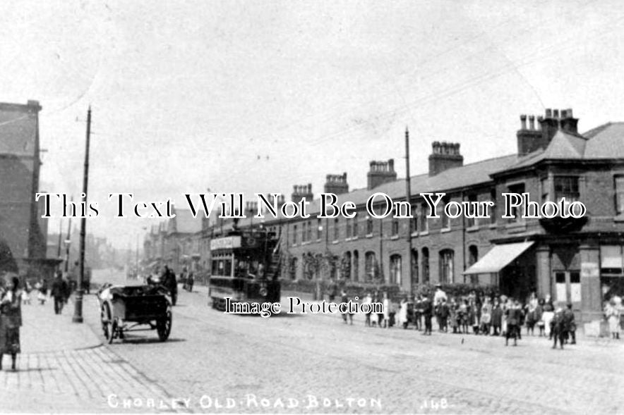 LA 554 - Chorley Old Road, Bolton, Lancashire c1909