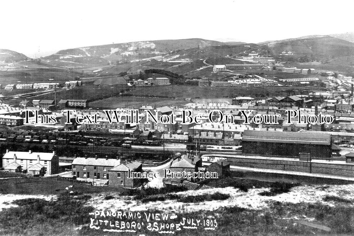 LA 5569 - View Of Littleborough, Lancashire