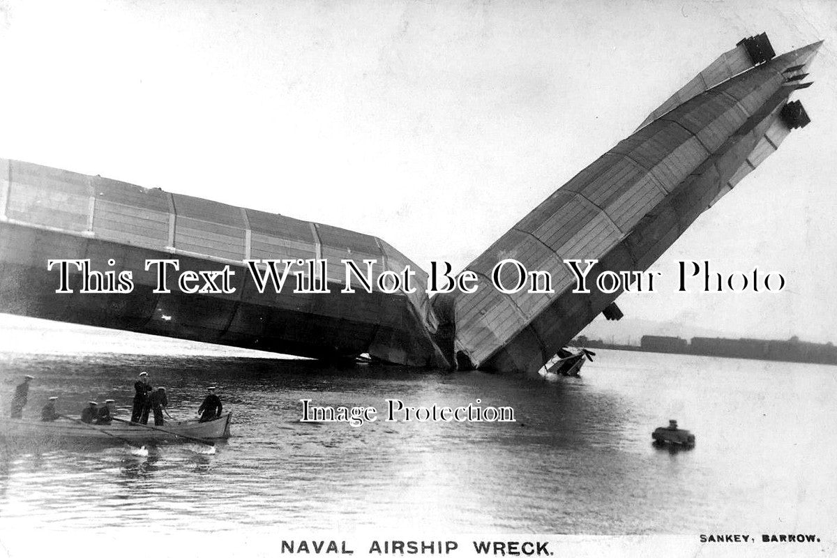 LA 5577 - Naval Airship Wreck, Barrow, Lancashire