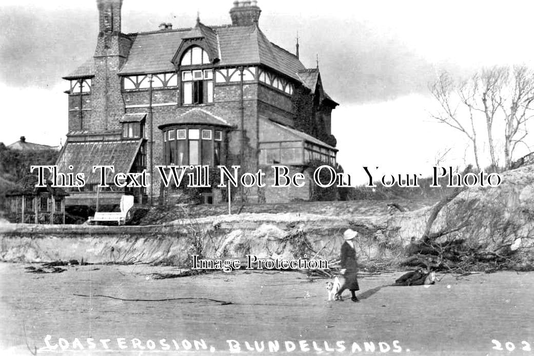 LA 5581 - Coast Erosion, Blundell Sands, Lancashire