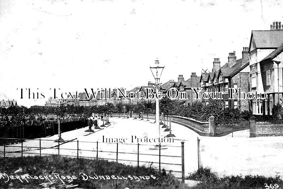 LA 5590 - Merrilocks Road, Blundellsands, Liverpool, Lancashire c1907