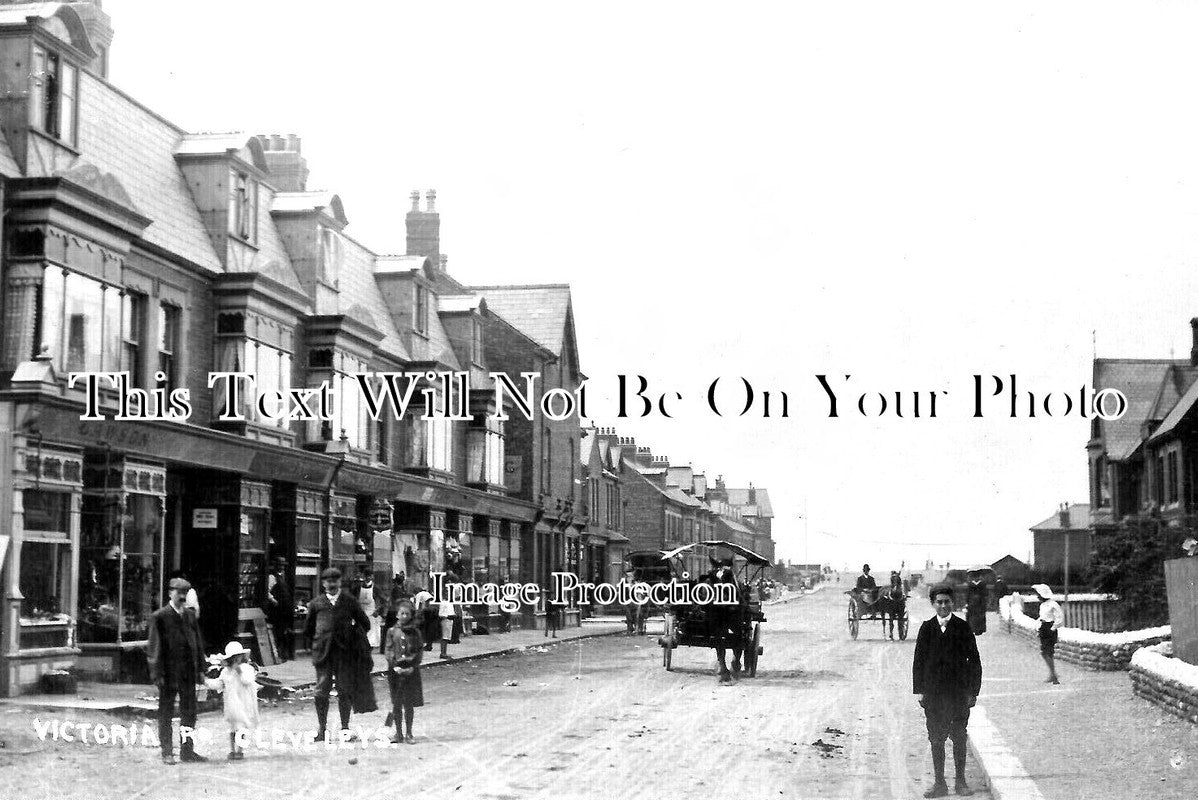 LA 5598 - Victoria Road, Cleveleys, Lancashire c1909