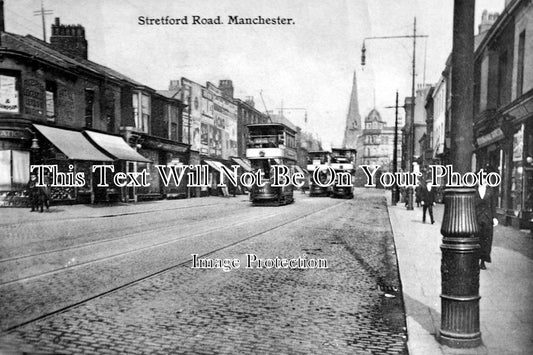 LA 562 - Stretford Road, Manchester, Lancashire c1919