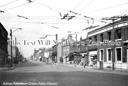 LA 5680 - Ashton Road From Crown Point, Denton, Lancashire