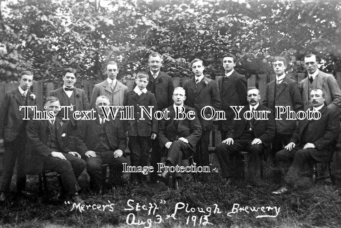 LA 5684 - Mercers Staff, Plough Brewery, Adlington, Lancashire 1913