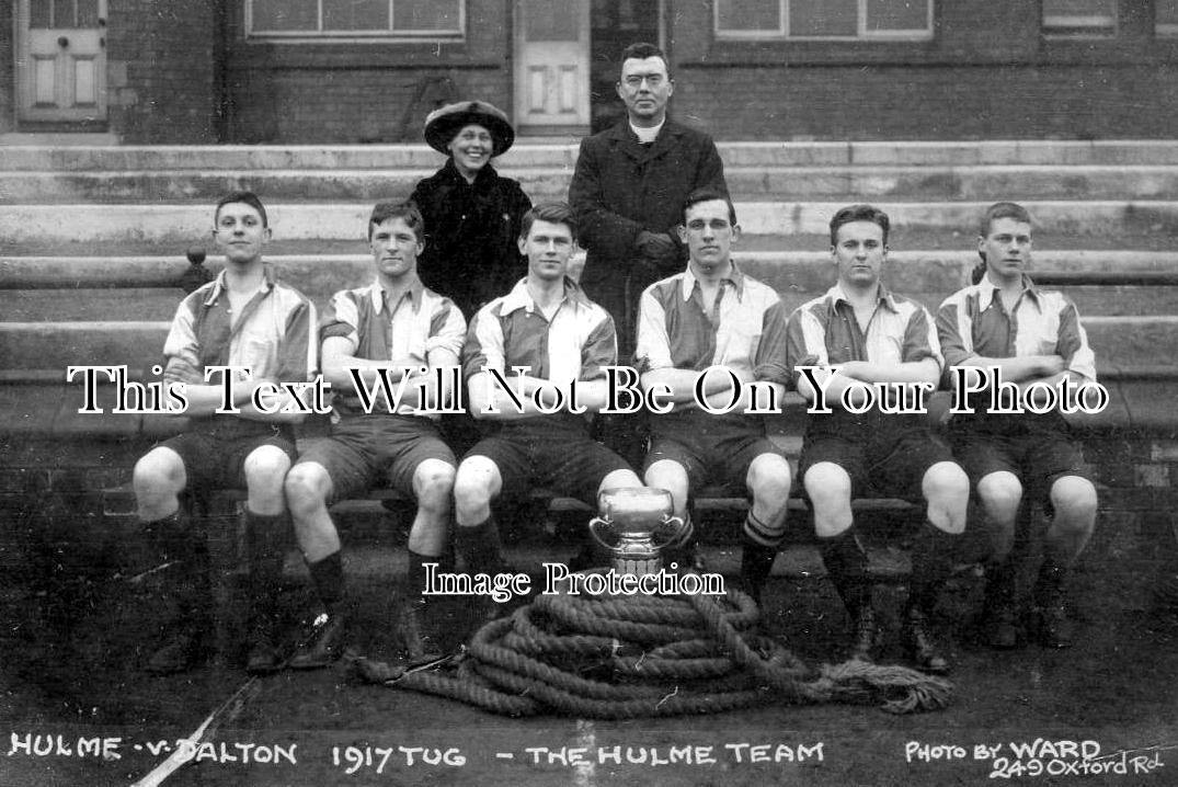 LA 5706 - Hulme V Dalton Tug Of War Team, Lancashire 1917