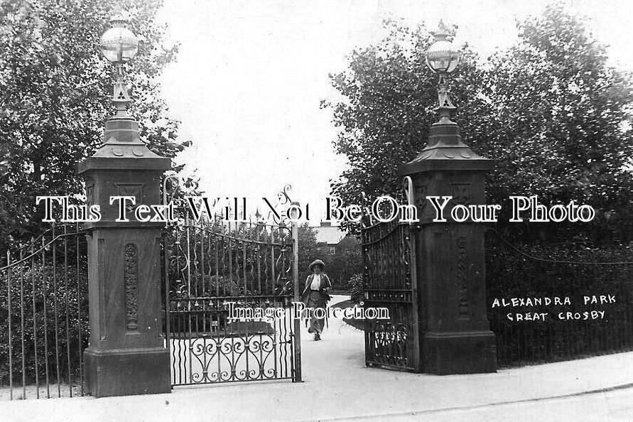 LA 5716 - Alexandra Park, Great Crosby, Lancashire c1913