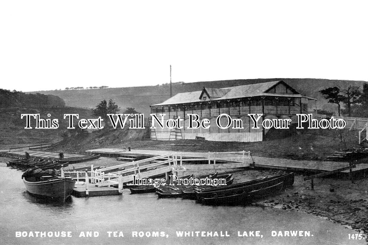 LA 5719 - Boathouse & Tea Rooms, Whitehall Lake, Darwen, Lancashire