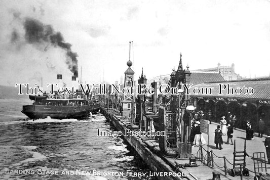 LA 5724 - Landing Stage & New Brighton Ferry, Liverpool, Lancashire