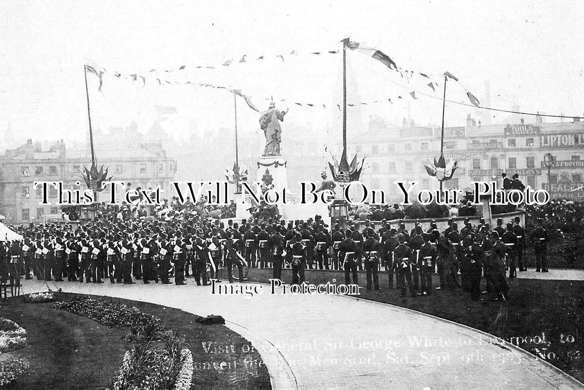 LA 5727 - Visit Of Gen Sir G White, Kings Liverpool Regt Memorial