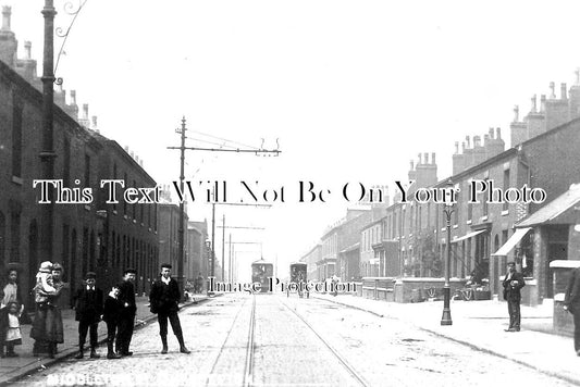 LA 5748 - Middleton Road, Chadderton, Oldham, Lancashire c1905