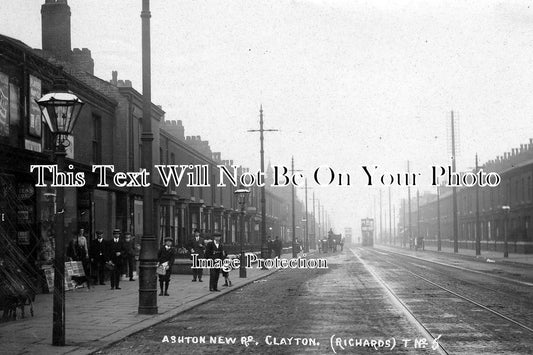 LA 575 - Ashton New Road, Clayton, Lancashire c1914