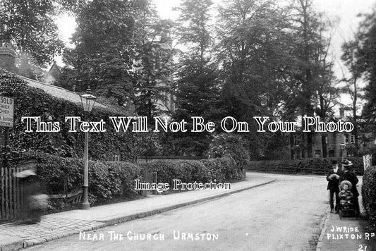 LA 5750 - Near The Church, Urmston, Manchester, Lancashire c1917