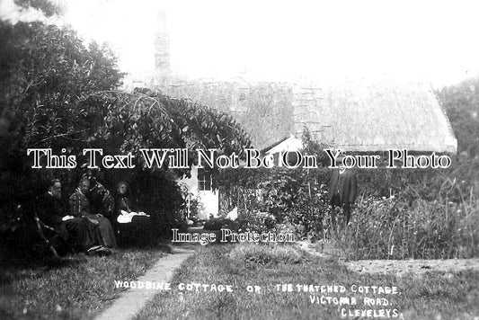 LA 5751 - Woodbine Cottage, Victoria Road, Cleveleys, Lancashire c1911